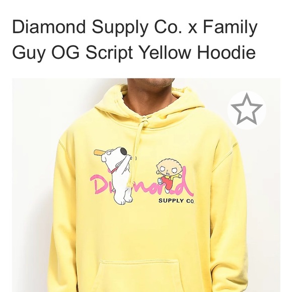 diamond supply family guy hoodie